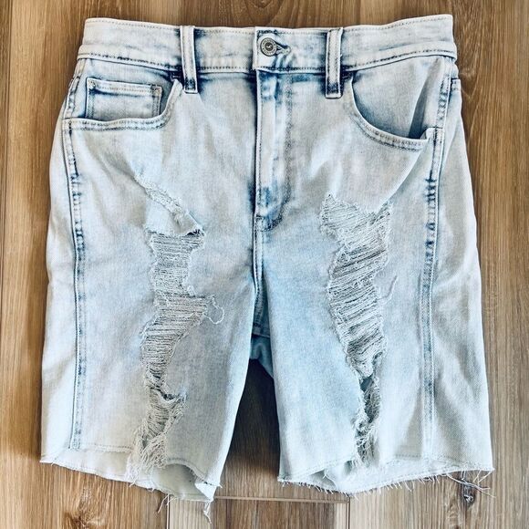 HOLLISTER BERMUDA JEAN SHORTS SIZE 27 - Picture 1 of 6
